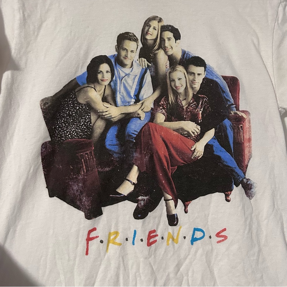 White Friends Graphic T-Shirt - Picture 2 of 3